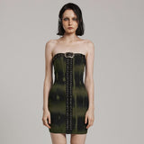 Crescendo Printed Dress (Beetlejuice) - PunkRave