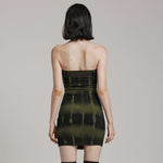 Crescendo Printed Dress (Beetlejuice) - PunkRave