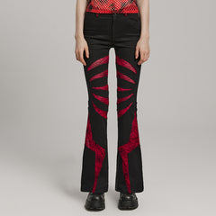 Pantalon évasé Pariah (rouge)