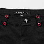 Pariah Flared Trousers (Red) - PunkRave