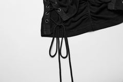 Dystopia Slip Dress (Black) - PunkRave