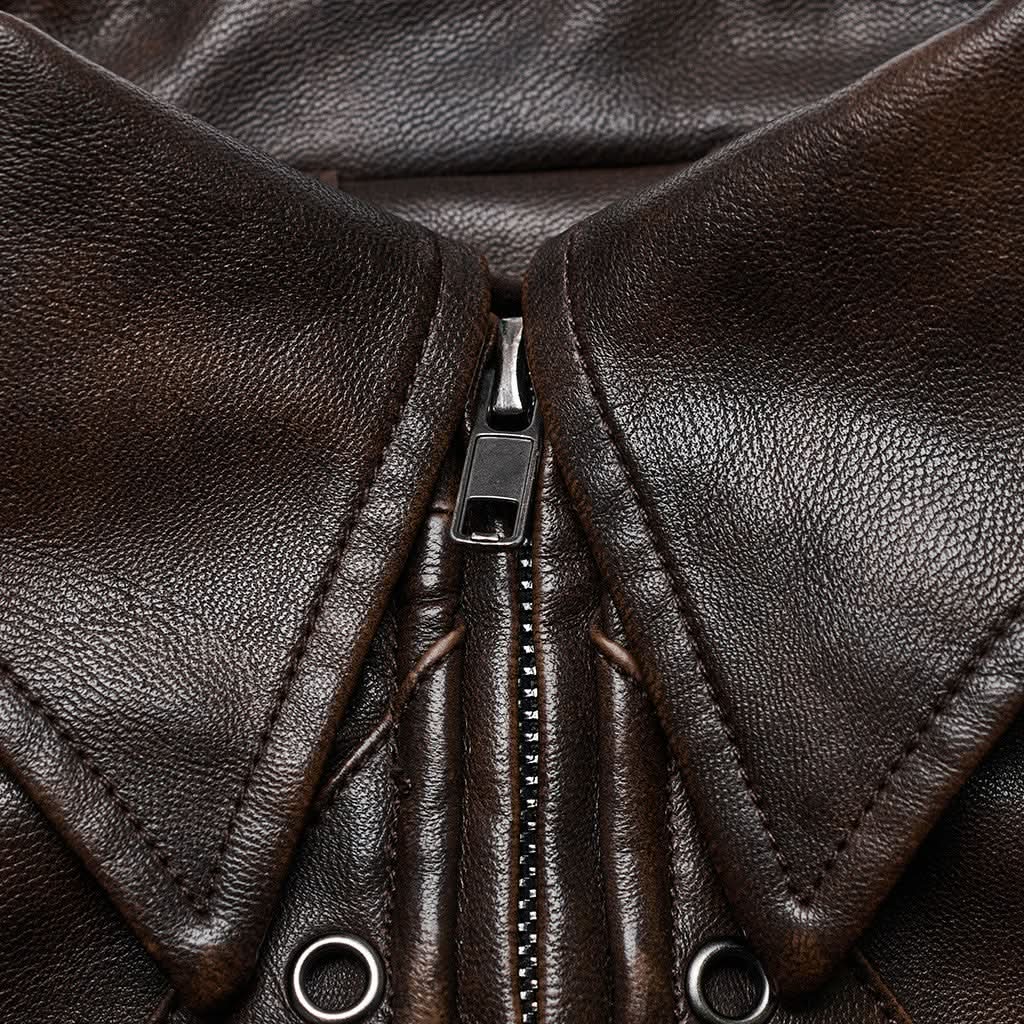 Rowena Cropped Jacket (Brown) - PunkRave