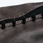 Rowena Cropped Jacket (Brown) - PunkRave
