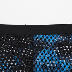 Gothamite Fishnet Stockings (Blue) - PunkRave
