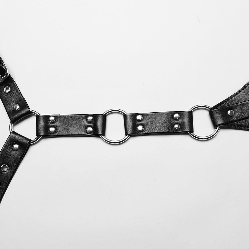 Macabre Majesty PU Harness - PunkRave