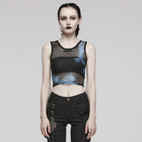 Nexus Mesh Tank Top (Pacific) - PunkRave