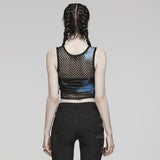 Nexus Mesh Tank Top (Pacific) - PunkRave