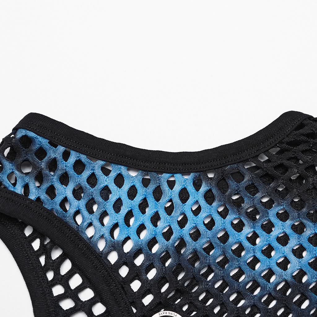 Nexus Mesh Tank Top (Pacific) - PunkRave