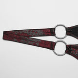 Rogue Raven Halterneck Top (Ruby) - PunkRave