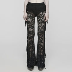 Dorian Flared Leggings (Plague Doctor) - PunkRave