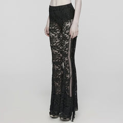 Dorian Flared Leggings (Plague Doctor) - PunkRave