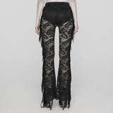 Dorian Flared Leggings (Plague Doctor) - PunkRave