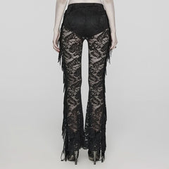 Dorian Flared Leggings (Plague Doctor) - PunkRave