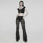 Dorian Flared Leggings (Plague Doctor) - PunkRave