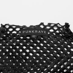 Phoenix Mesh Crop Top (Shadow Essence) - PunkRave