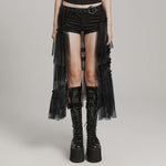 Chroma Tiered Skirt (Dead Eye) - PunkRave