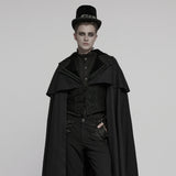 Nadir Gothic Wool Embroidery Cloak Coat Men's