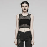 Nexus Mesh Tank Top (Gloom) - PunkRave