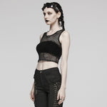 Nexus Mesh Tank Top (Gloom) - PunkRave
