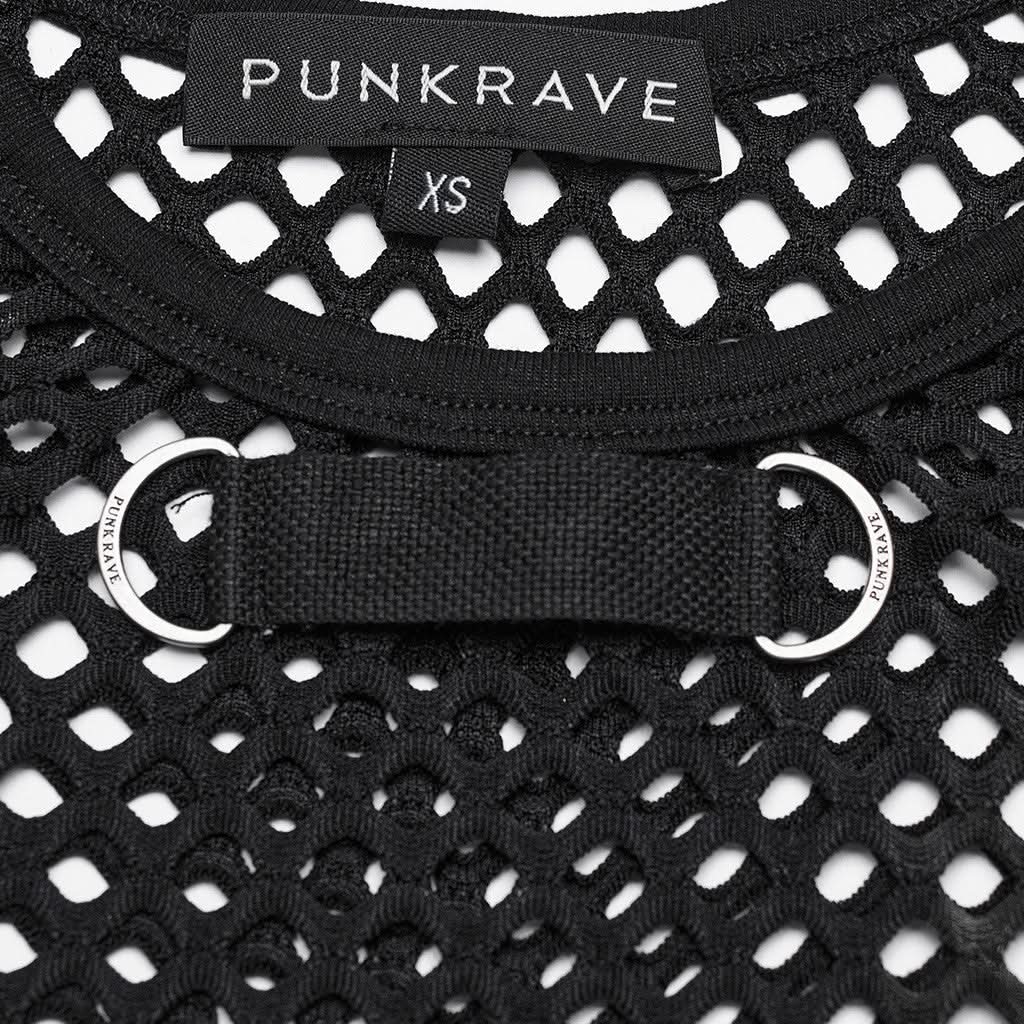 Nexus Mesh Tank Top (Gloom) - PunkRave