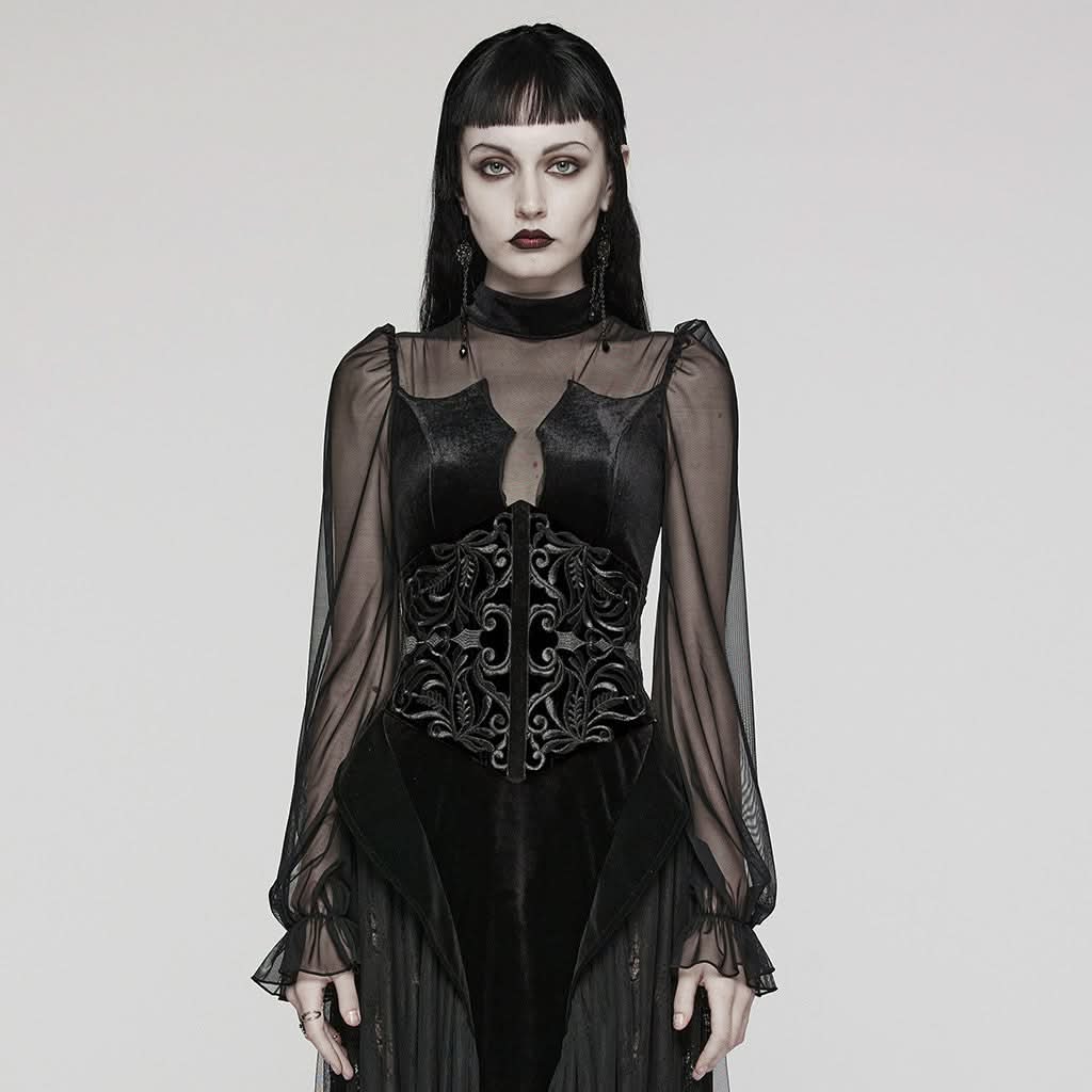 Morrigan Corset (Ink) - PunkRave