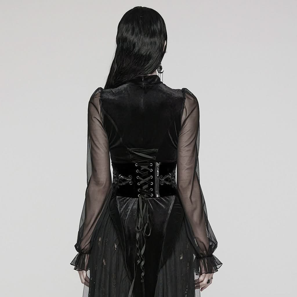Morrigan Corset (Ink) - PunkRave