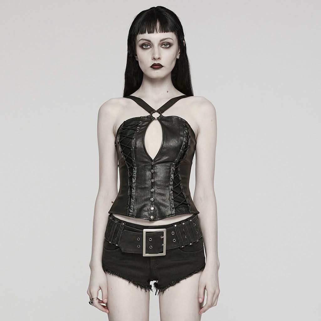 Netherrealm Halterneck Top - PunkRave