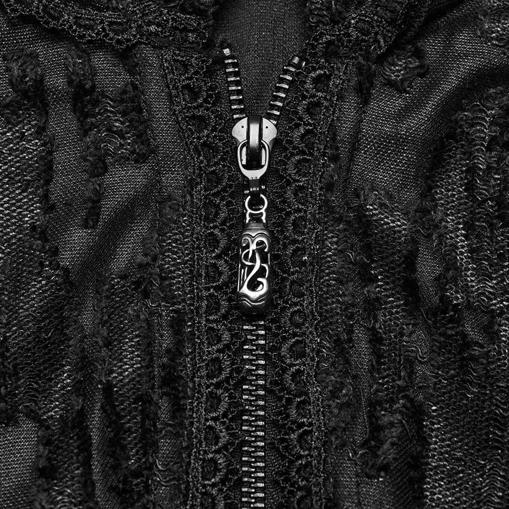 Xenomorph Zip-Up Jacket (Black) - PunkRave