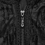Xenomorph Zip-Up Jacket (Black) - PunkRave