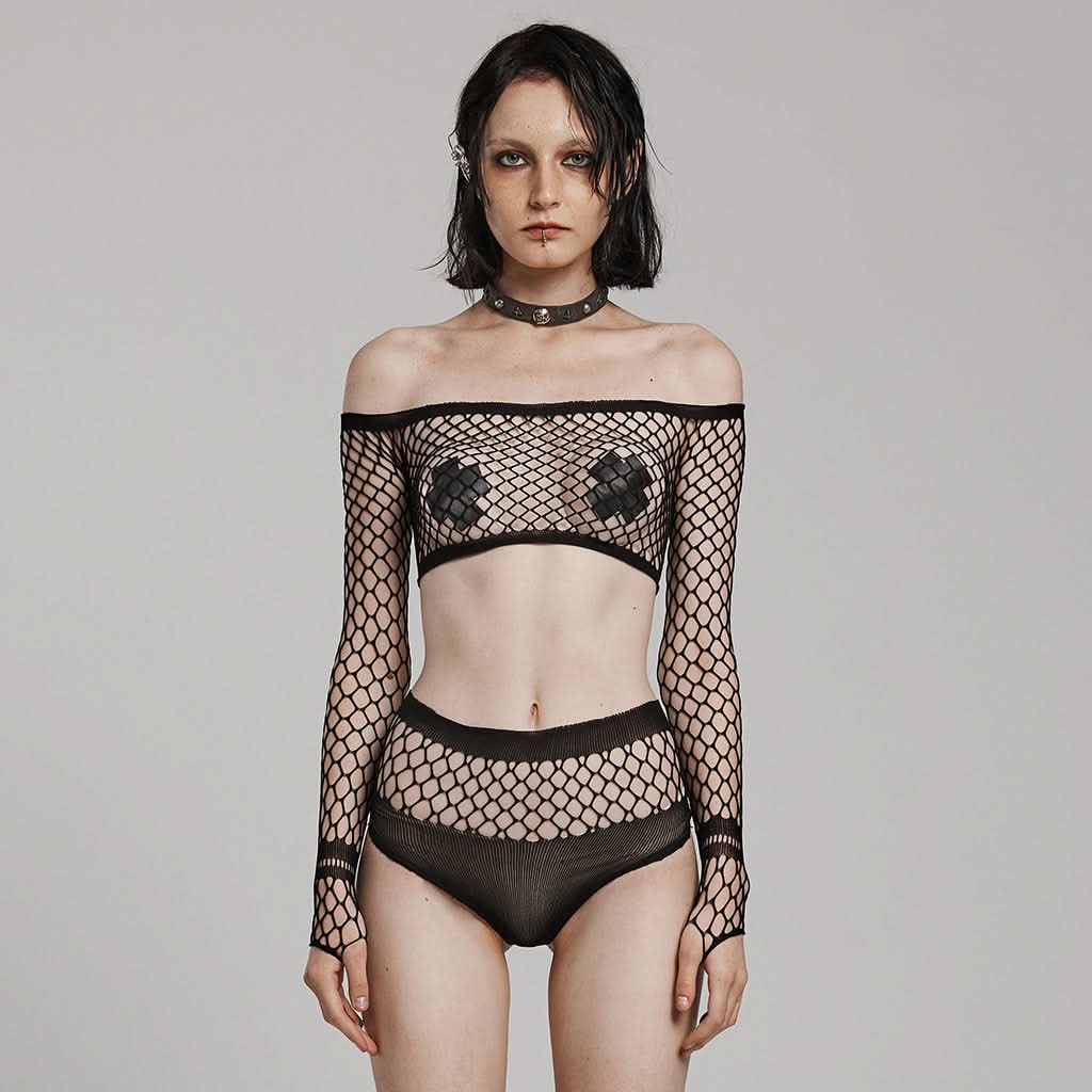 Anomie Fishnet Two Piece - PunkRave
