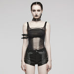 Outlaw Distressed Top - PunkRave