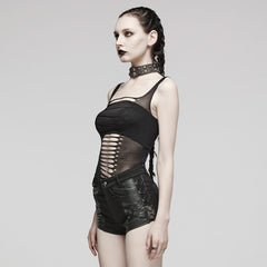 Outlaw Distressed Top - PunkRave