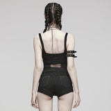 Outlaw Distressed Top - PunkRave