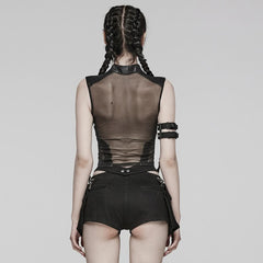 Calliope Mesh Top - PunkRave