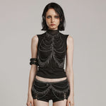 Heaven's Fall Chain Body Harness - PunkRave