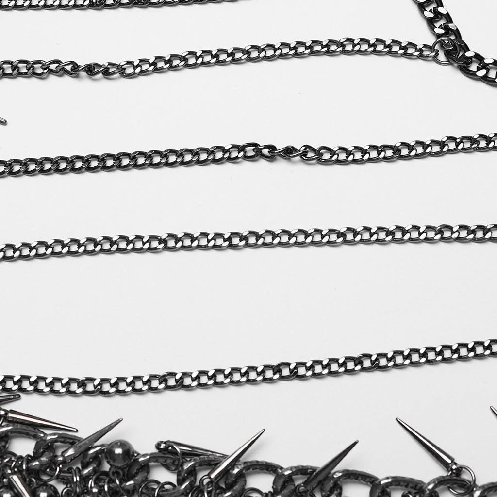 Heaven's Fall Chain Body Harness - PunkRave