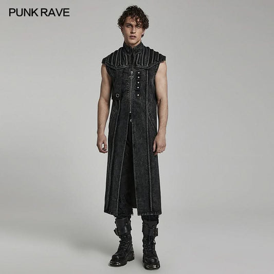Necropolis Denim Vest - PunkRave