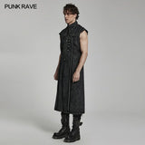 Necropolis Denim Vest - PunkRave