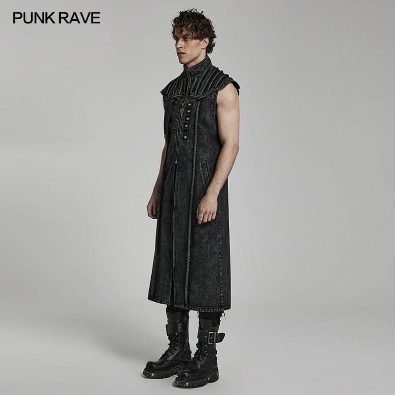 Necropolis Denim Vest - PunkRave