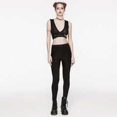 Shadowline Ruched Leggings - PunkRave