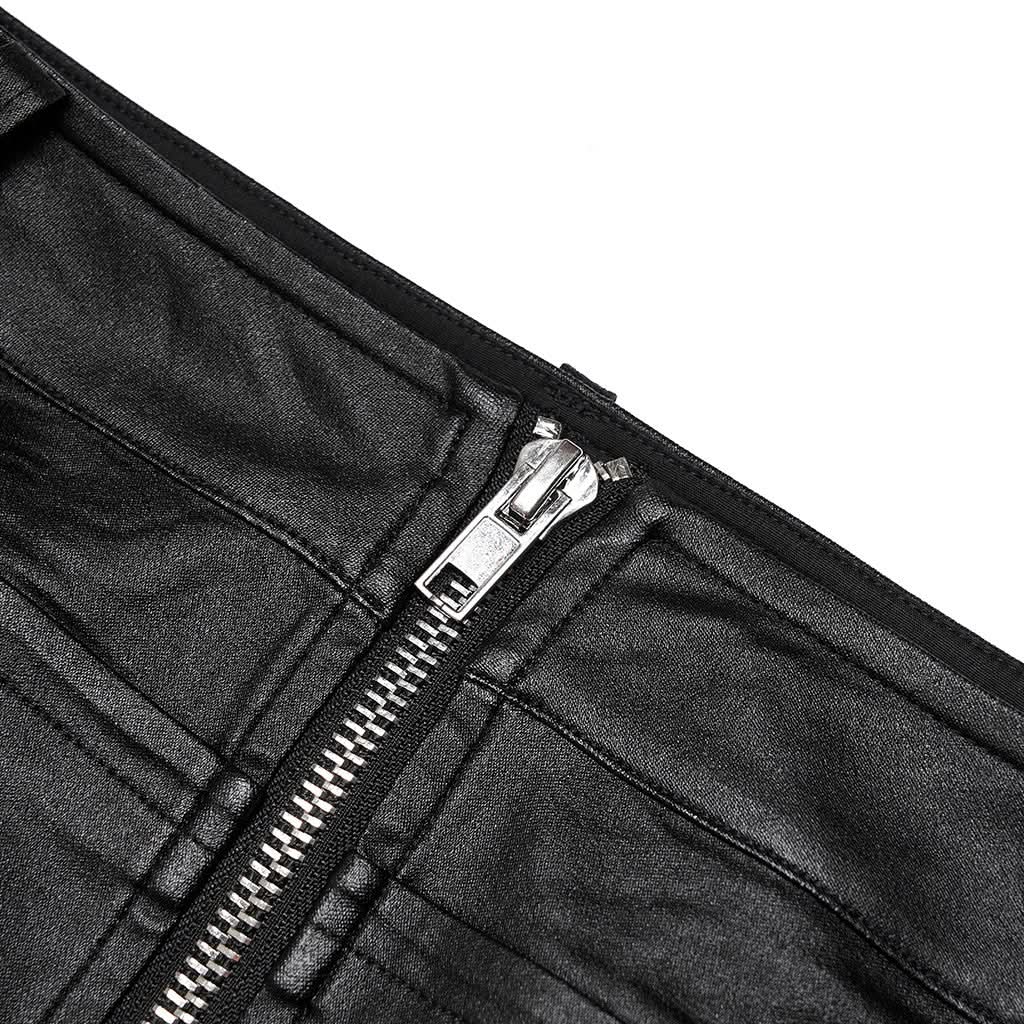 Noir Nexus Pencil Skirt - PunkRave