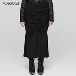 Shadow Elegance Fishtail Skirt - PunkRave
