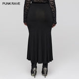 Shadow Elegance Fishtail Skirt - PunkRave