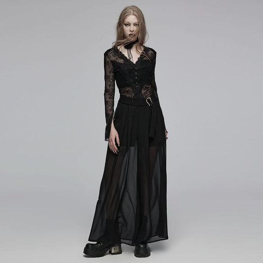 Artisanal Breeze Palazzo Pants - PunkRave