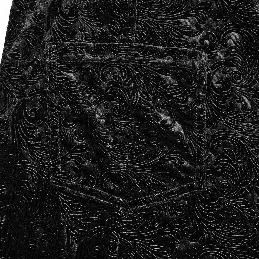 Velvet Shadow Flared Pants - PunkRave