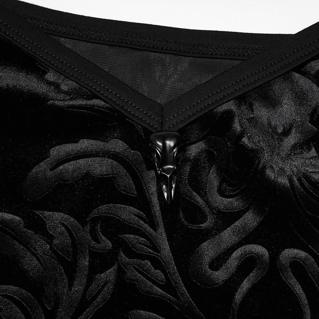 Eternal Funeral Printed Crop Top - PunkRave