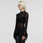Darkwing Mesh Turtleneck - PunkRave