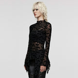 Darkwing Mesh Turtleneck - PunkRave