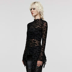 Darkwing Mesh Turtleneck - PunkRave
