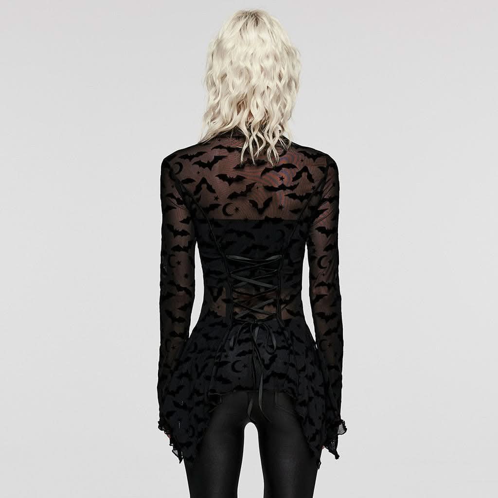 Darkwing Mesh Turtleneck - PunkRave